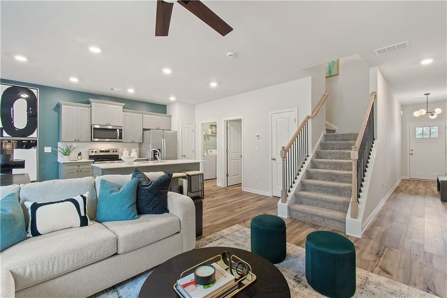 Furnished interior view inside a new home in Diamante, Stockbridge (Image 11).