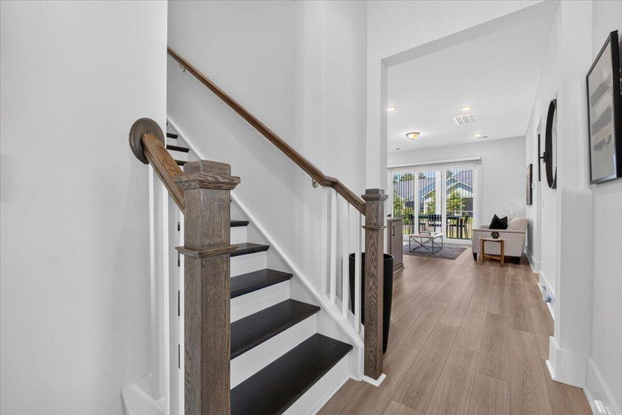 Furnished interior view inside a new home in Summerwind Crossing at Lakes of Cane Bay, Summerville (Image 18).