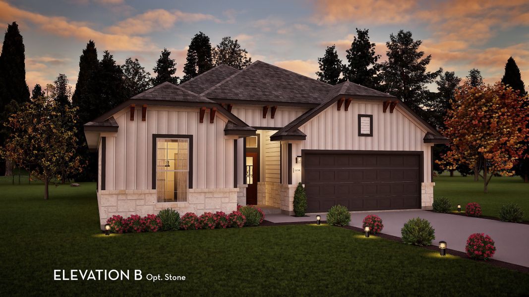 Representative exterior photo of a completed home built from the Greeley by CastleRock Communities in Dorris Farm, White House, TN (Image 19).