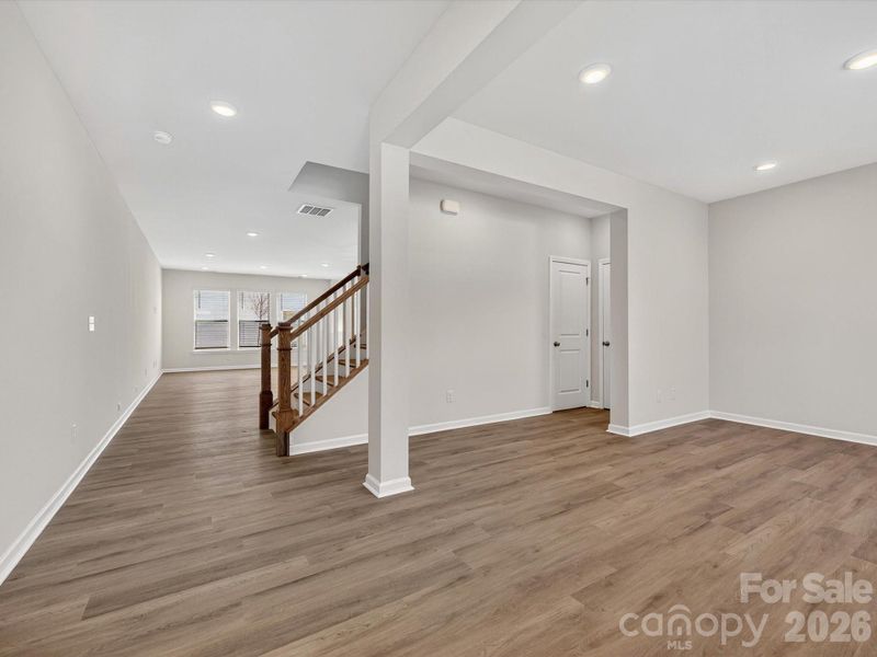 Spacious, unfurnished interior of a new home in North Creek Village, Huntersville (Image 31).