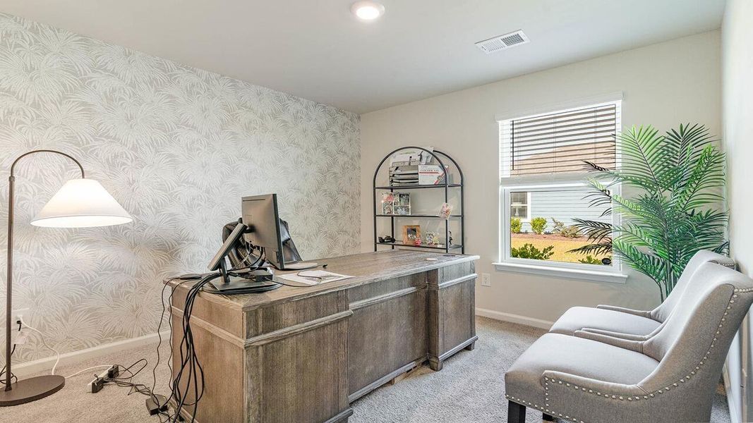 Furnished interior view inside a new home in Center Pointe, Santee (Image 4). Furnished interior view inside a new home in Center Pointe, Santee (Image 4).