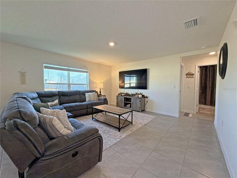 Furnished interior view inside a new home in Ocala Crossings South, Ocala (Image 4). Furnished interior view inside a new home in Ocala Crossings South, Ocala (Image 4).