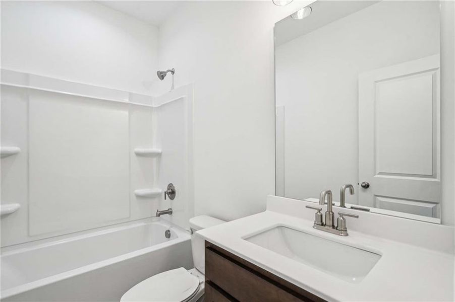 Furnished interior view inside a new home in East Harbor II at Chestatee, Dawsonville (Image 11).