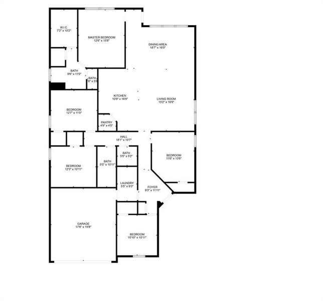 2D floor plan layout of this home in , Haslet, TX (Image 5). 2D floor plan layout of this home in , Haslet, TX (Image 5).