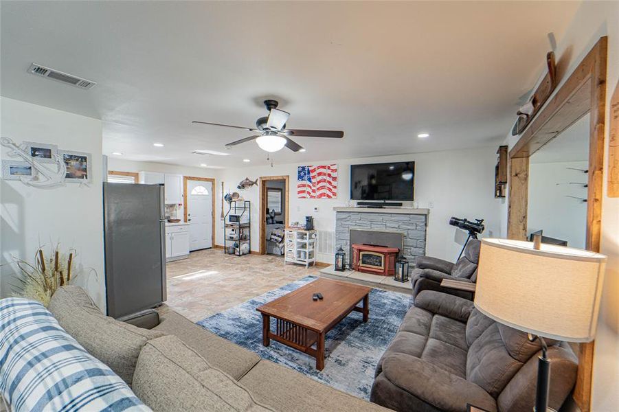 Furnished interior view inside a new home in , Breckenridge (Image 15).
