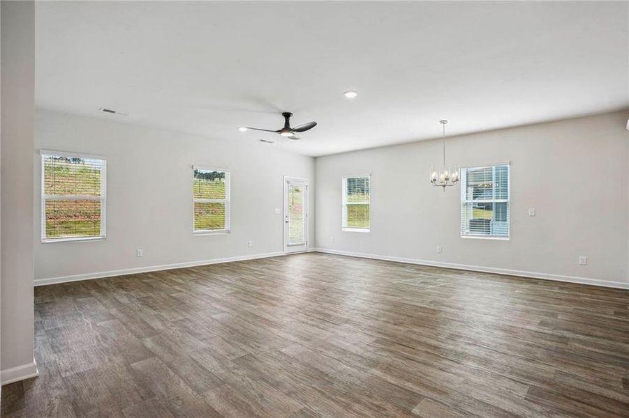 Spacious, unfurnished interior of a new home in Conner Springs, Social Circle (Image 15).