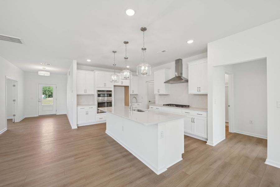 Representative furnished interior of a home built from the Jordan by Ashton Woods in Rowland's Grant, Fuquay Varina (Image 11).