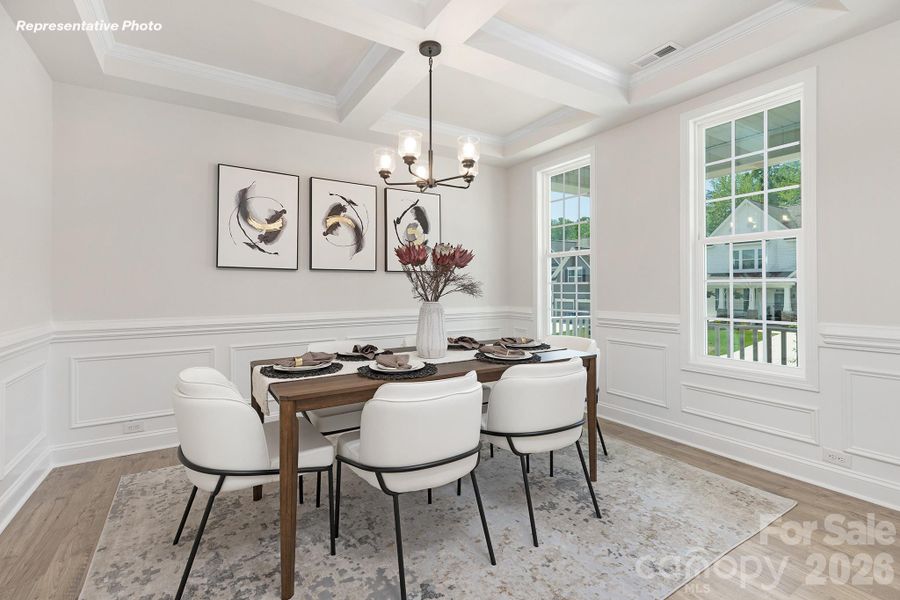 Furnished interior view inside a new home in Sylvan Creek, Denver (Image 12).
