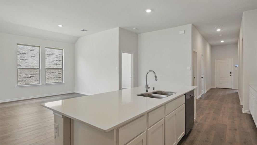 Furnished interior view inside a new home in Lakewood Trails, Forney (Image 7).