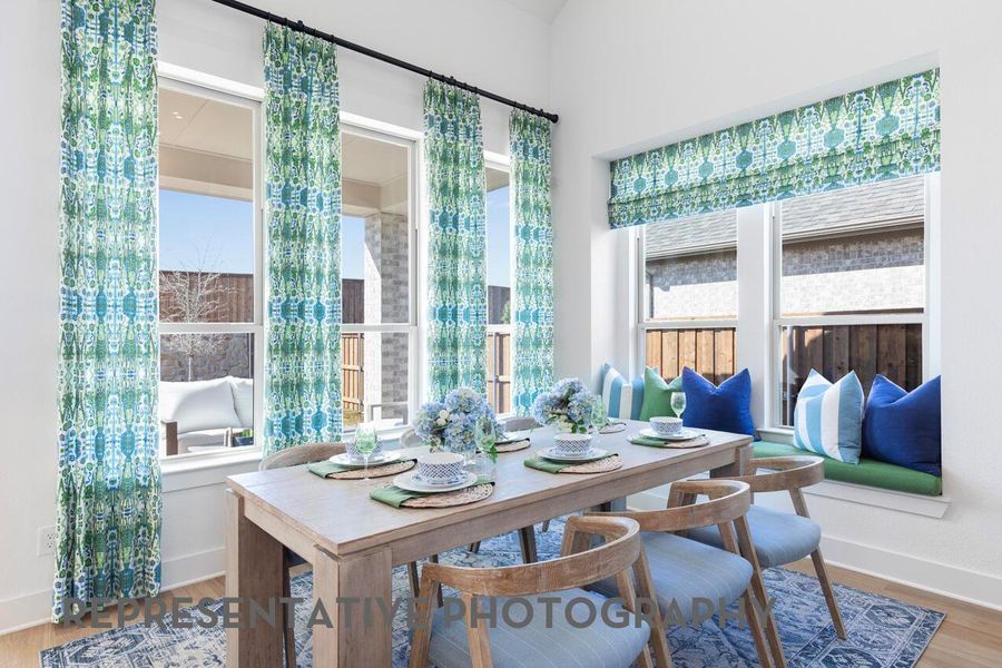 Furnished interior view inside a new home in Wolf Ranch, Georgetown (Image 34).