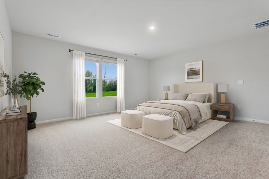 Furnished interior view inside a new home in The Retreat at Laurelbrook, Sherrills Ford (Image 21). Furnished interior view inside a new home in The Retreat at Laurelbrook, Sherrills Ford (Image 21).