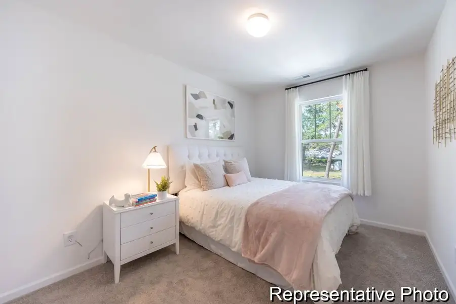Furnished interior view inside a new home in Hoover Townhomes, Charlotte (Image 10).