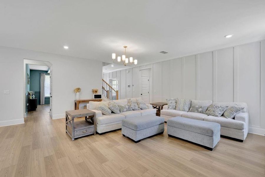 Furnished interior view inside a new home in , Flowery Branch (Image 40).
