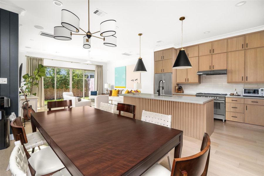 Furnished interior view inside a new home in , Houston (Image 18). Furnished interior view inside a new home in , Houston (Image 18).