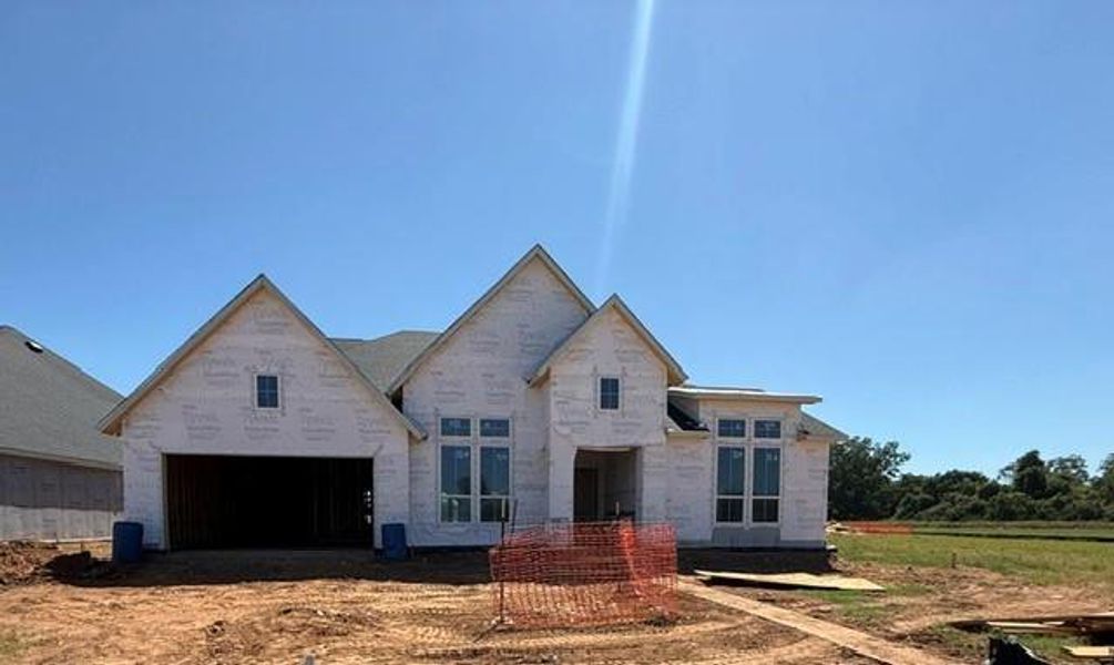 In-progress construction of a new home in Evergrove, Richmond, TX (Image 5).