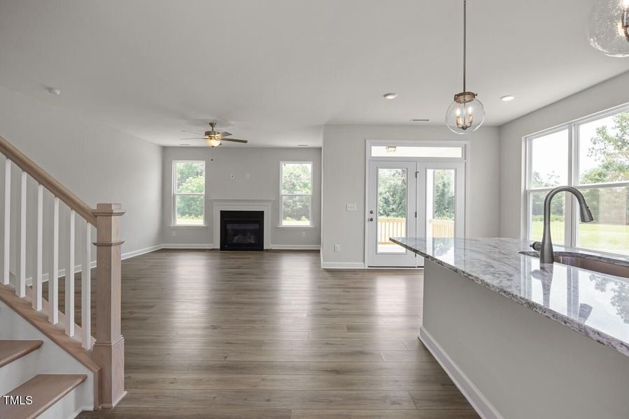 Spacious, unfurnished interior of a new home in Tobacco Road, Angier (Image 97). Spacious, unfurnished interior of a new home in Tobacco Road, Angier (Image 97).