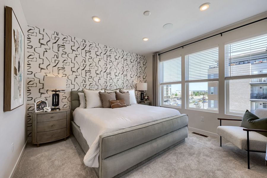 Furnished interior view inside a new home in Uplands, Westminster (Image 6).