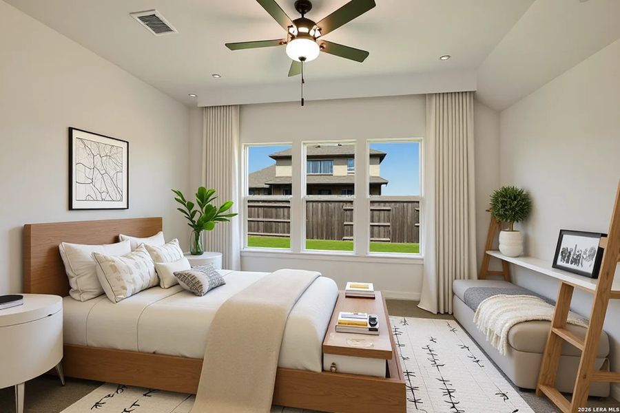 Furnished interior view inside a new home in Veramendi, New Braunfels (Image 8).