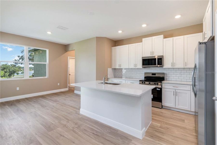 Furnished interior view inside a new home in , Clermont (Image 17).