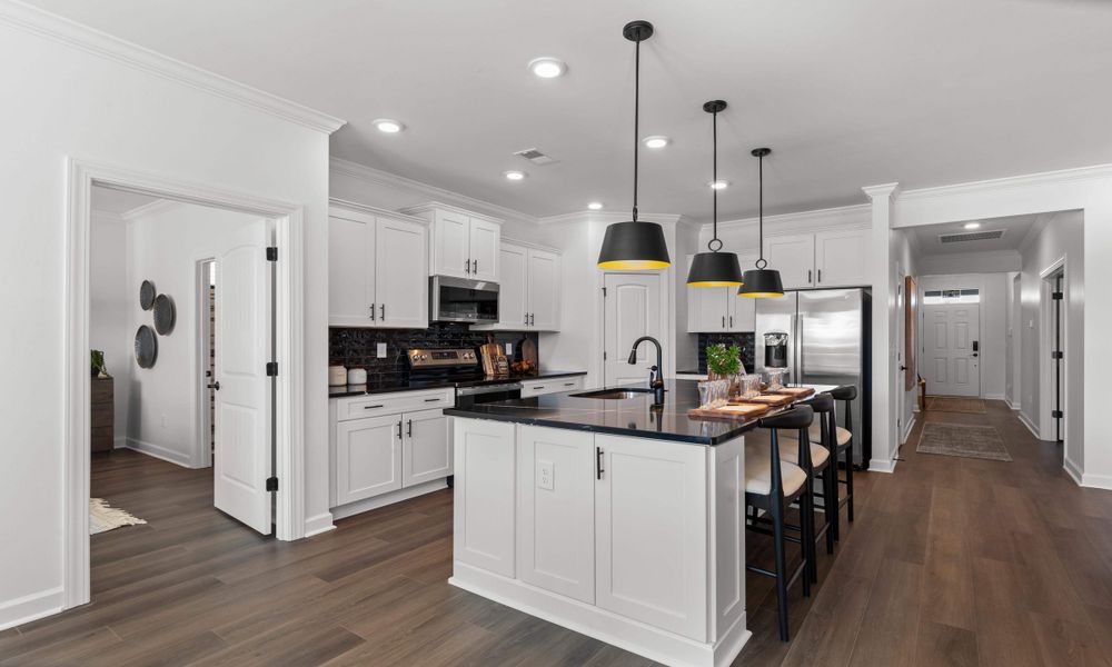 Representative furnished interior of a home built from the The Redbud by Chesapeake Homes in The Willows, Loris (Image 7).
