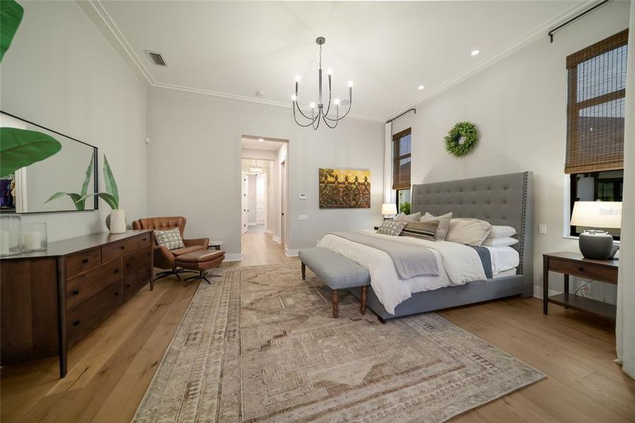 Furnished interior view inside a new home in , Parrish (Image 34).