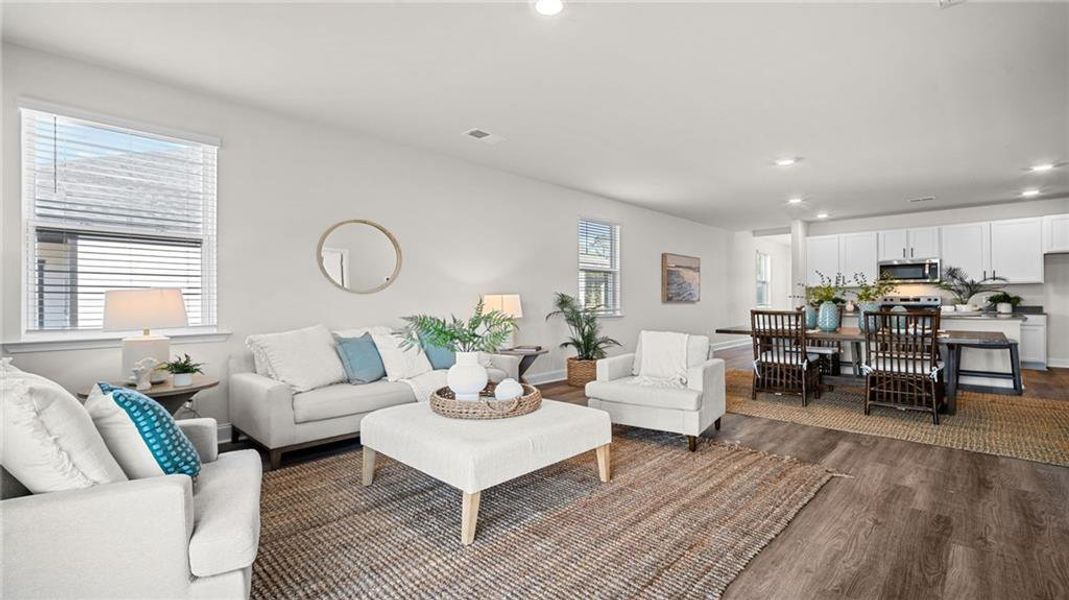 Furnished interior view inside a new home in Sherwood Manor, South Fulton (Image 3).