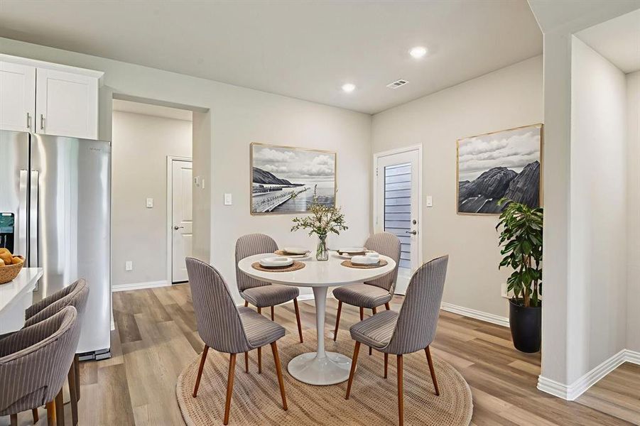 Furnished interior view inside a new home in Ashford Park - Cottage Series, Corinth (Image 10).