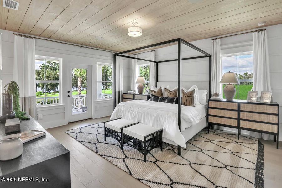 Furnished interior view inside a new home in , St. Johns (Image 8).