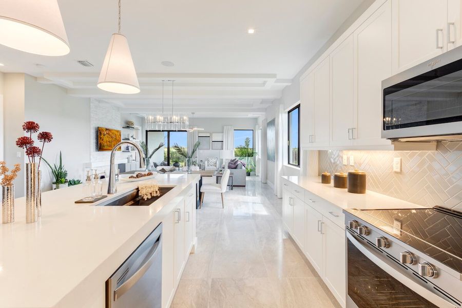 Representative furnished interior of a home built from the Greenview by CC Homes in Maple Ridge, Ave Maria (Image 7).