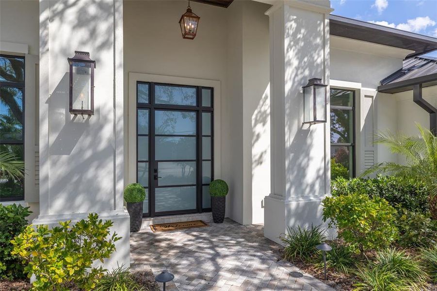 Exterior details and patio area of a home in , Belleair (Image 34).
