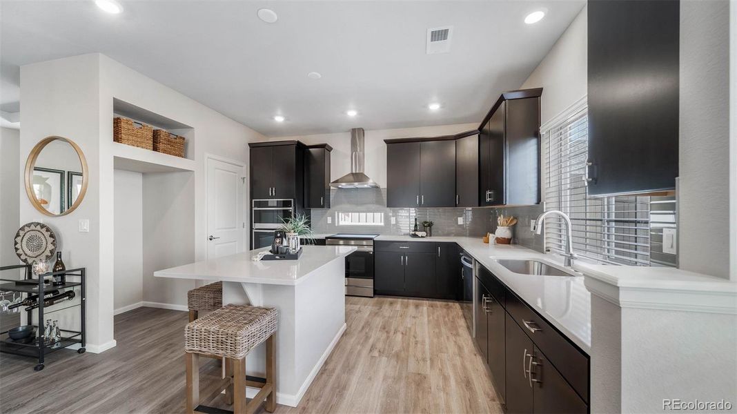 Furnished interior view inside a new home in , Aurora (Image 17).