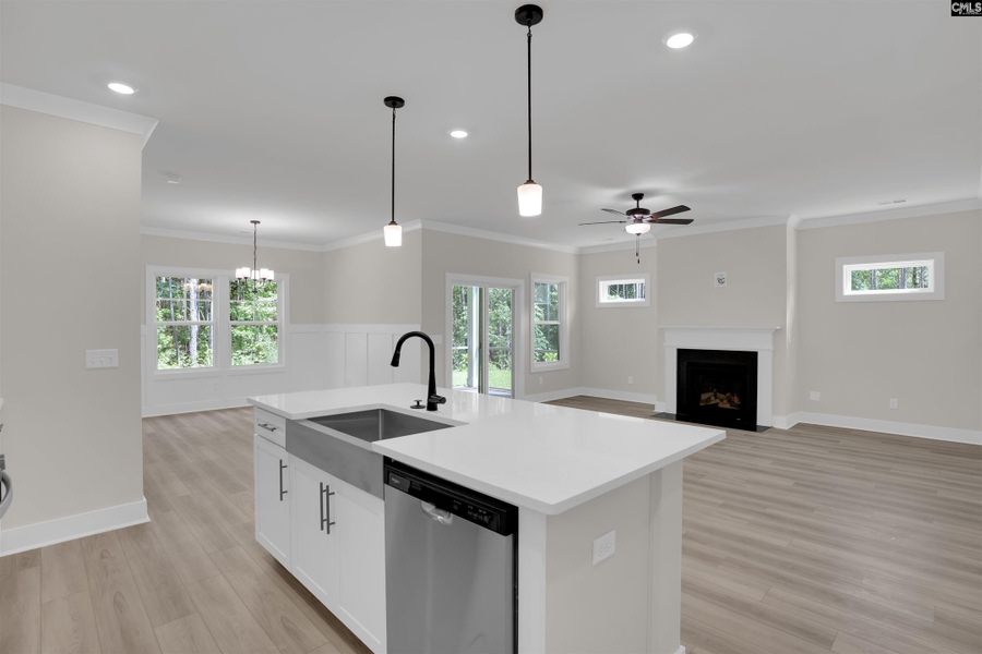 Furnished interior view inside a new home in Rolling Hills, Prosperity (Image 12).