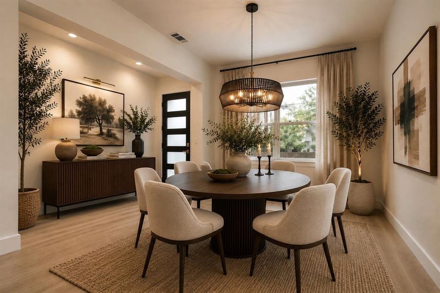 Furnished interior view inside a new home in , Lake Dallas (Image 7).
