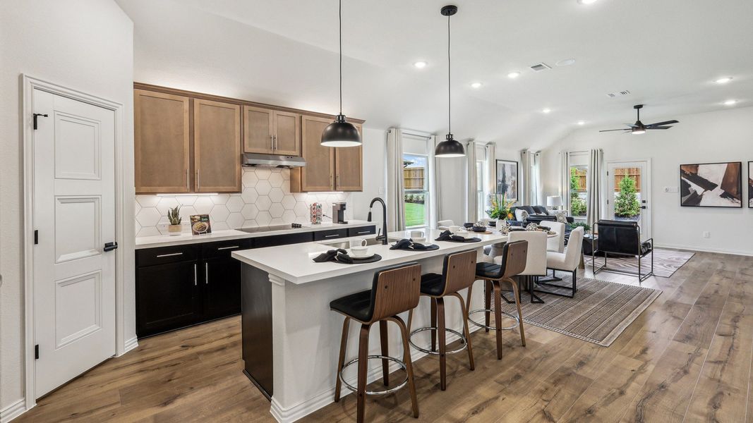 Representative furnished interior of a home built from the Oleander by Brightland Homes in Churchill, Anna (Image 6).
