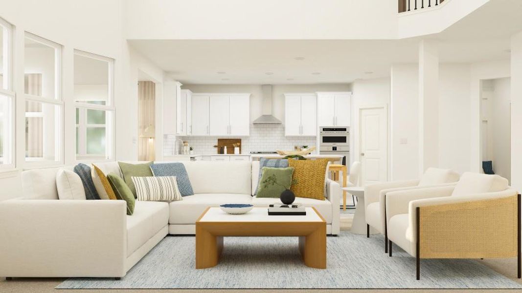 Furnished interior view inside a new home in Deer Valley, Canton (Image 3).