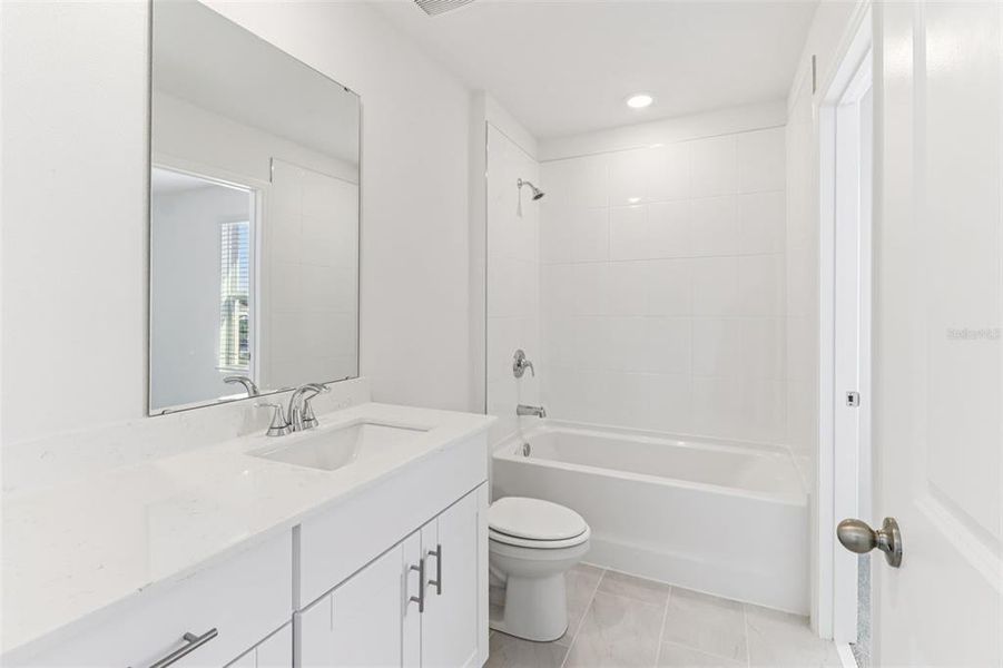 Furnished interior view inside a new home in The Reserve at Hammock Oaks Townes, Lady Lake (Image 11).