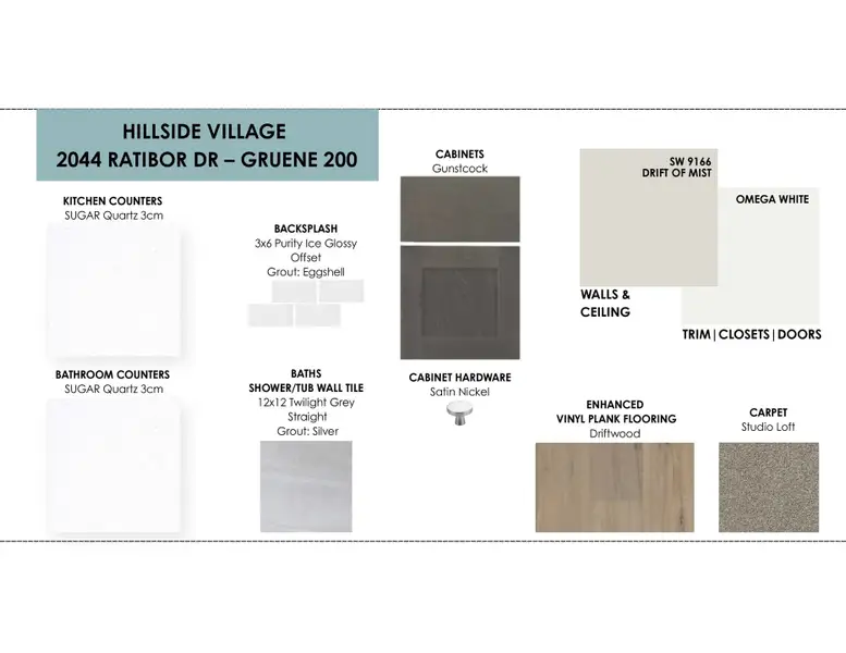 Sample of building materials used in homes in Hillside Village, Temple (Image 4). Sample of building materials used in homes in Hillside Village, Temple (Image 4).