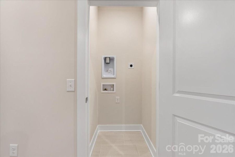 Laundry closet