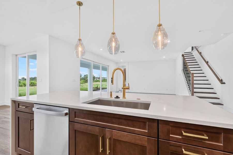 Representative furnished interior of a home built from the Jupiter by William Ryan Homes in Tamarack at Two Rivers, Zephyrhills (Image 11).