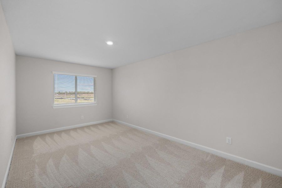 Each of the three upstairs bedrooms are spacious. Each of the three upstairs bedrooms are spacious.