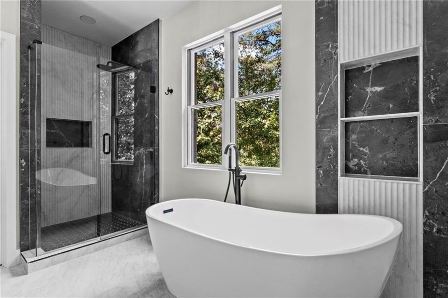 Furnished interior view inside a new home in , Marietta (Image 38).