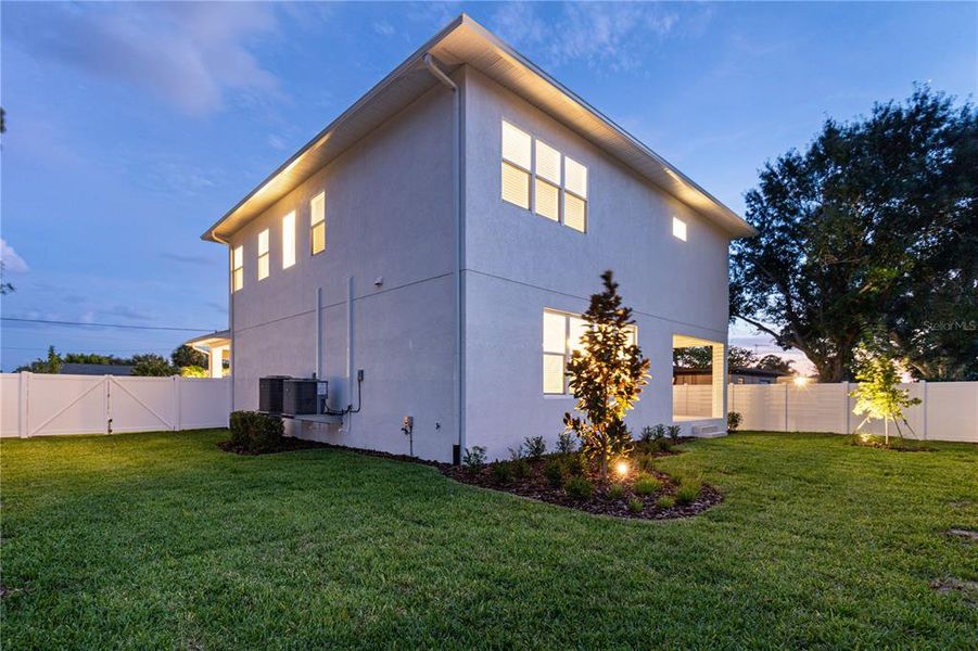 Exterior details and patio area of a home in , Tampa (Image 38). Exterior details and patio area of a home in , Tampa (Image 38).
