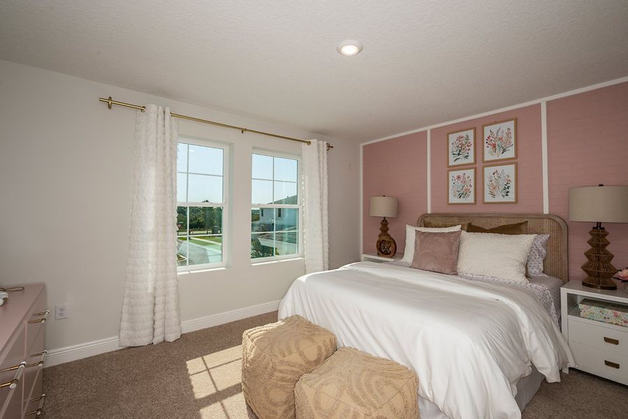 Representative furnished interior of a home built from the Coquina by Casa Fresca Homes in Mirada, San Antonio (Image 16).