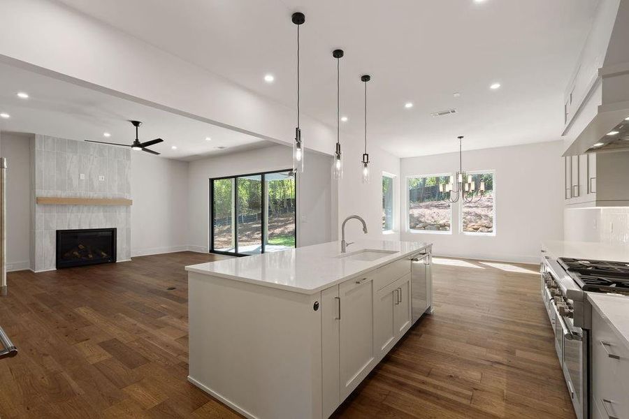 Furnished interior view inside a new home in Aster, Roswell (Image 38).