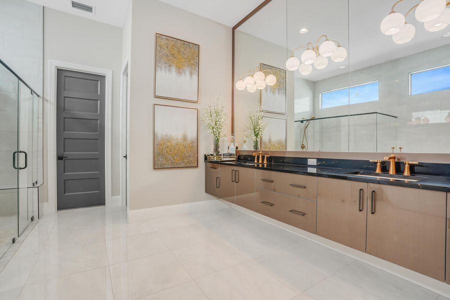 Furnished interior view inside a new home in Alton, Palm Beach Gardens (Image 13).