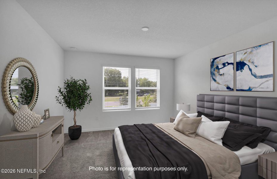 Furnished interior view inside a new home in , Jacksonville (Image 8).