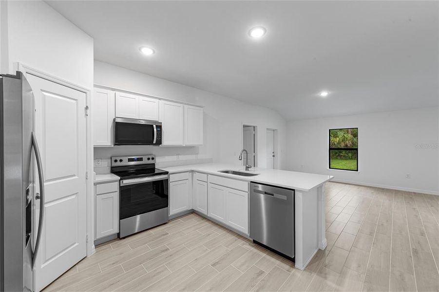Furnished interior view inside a new home in , Citrus Springs (Image 6).