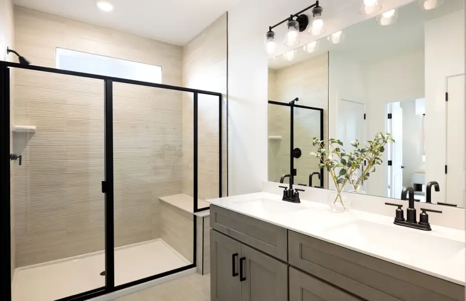 Furnished interior view inside a new home in Northpoint at Old Settlers, Round Rock (Image 8).