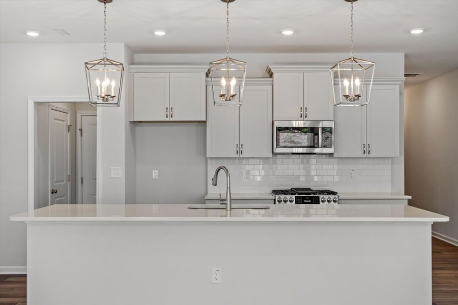Furnished interior view inside a new home in Sweetbrier, Durham (Image 9).