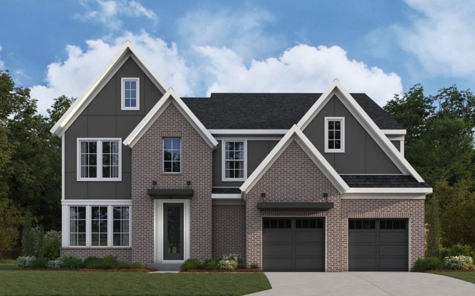 Representative exterior photo of a completed home built from the Pearson by Fischer Homes in Woodberry, Canton, GA (Image 6). Representative exterior photo of a completed home built from the Pearson by Fischer Homes in Woodberry, Canton, GA (Image 6).